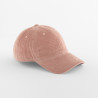 Corduroy Dad Cap - B692:Dusty Pink, 100% cotton, One Size